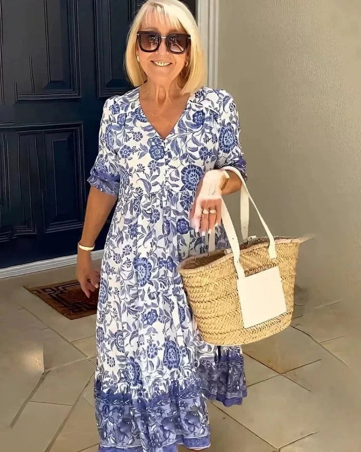 LIA | ELEGANT AND AIRY FLORAL DRESS