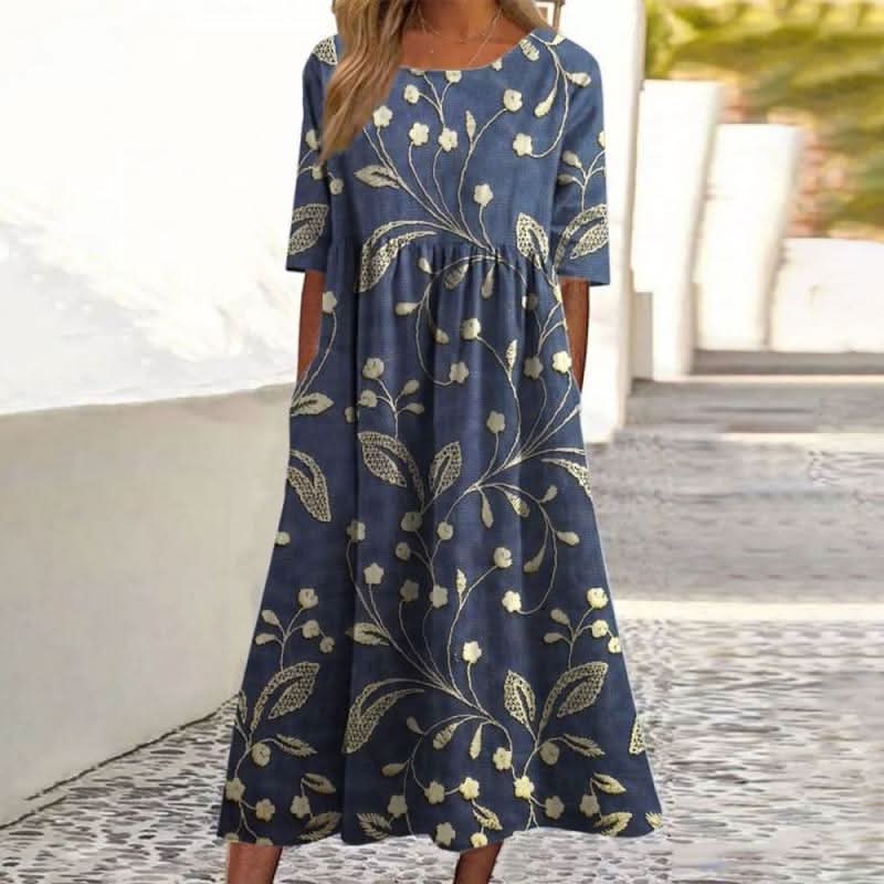 THEA | ELEGANT DRESS WITH TUMMY COVERAGE