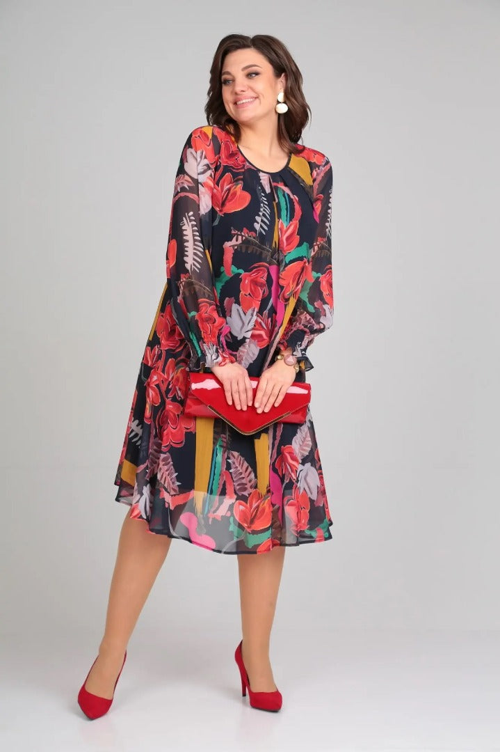 EVIE | COMFORTABLE PLUS SIZE ELEGANT DRESS