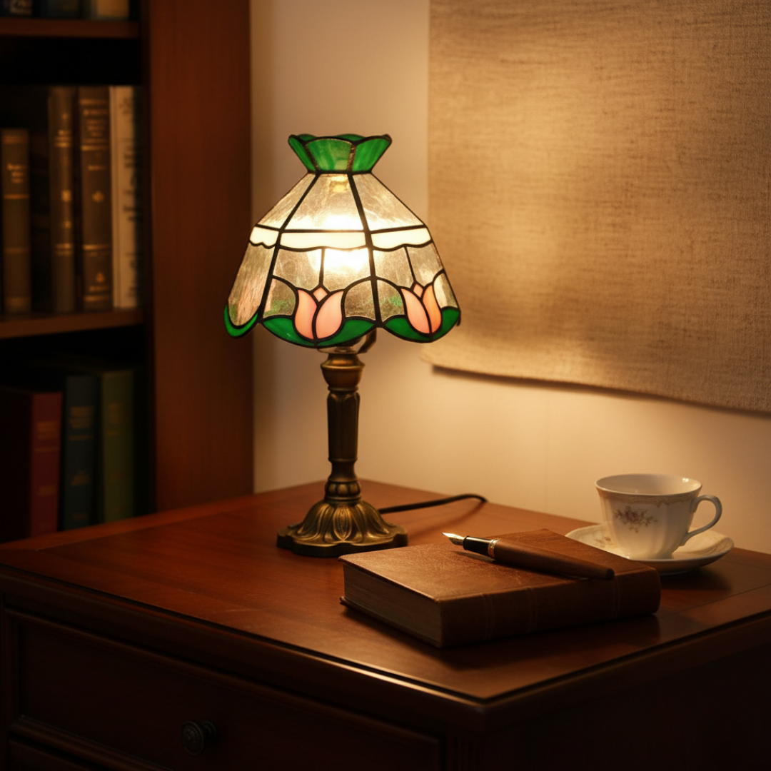 TULISSE | HANDCRAFTED STAINED GLASS LAMP