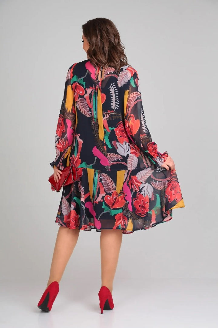 EVIE | COMFORTABLE PLUS SIZE ELEGANT DRESS