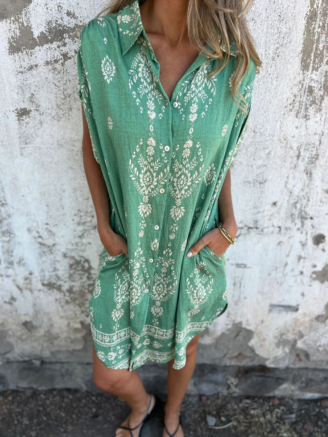 GIA | ELEGANT LONG DRESS WITH BELLY COVERAGE