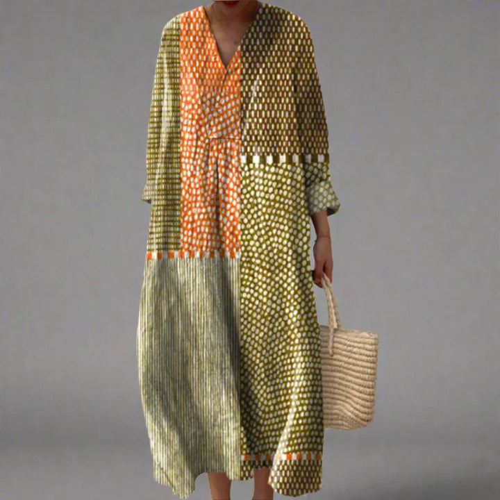 BEATRICE | ELEGANT DRESS WITH PRINT