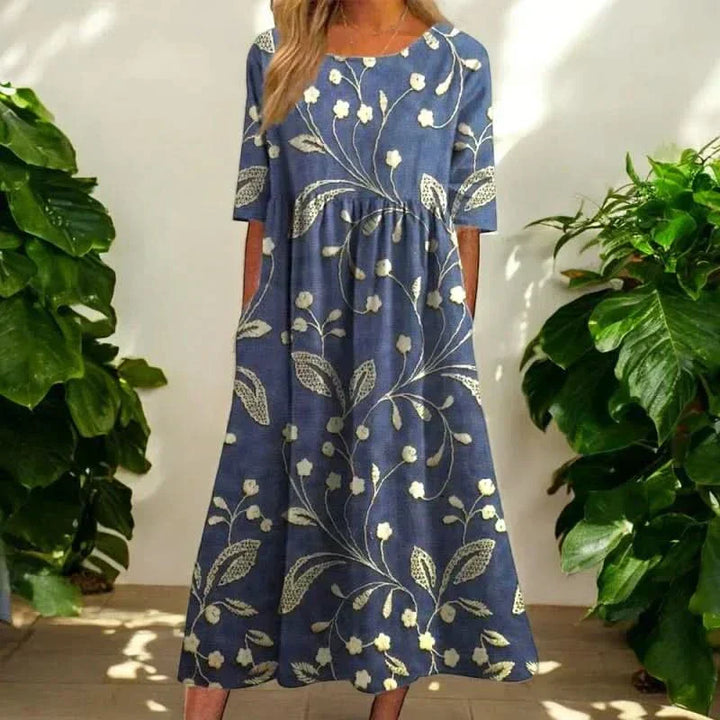 THEA | ELEGANT DRESS WITH TUMMY COVERAGE